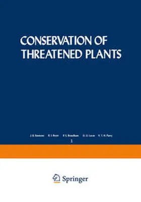 Simmons |  Conservation of Threatened Plants | eBook | Sack Fachmedien