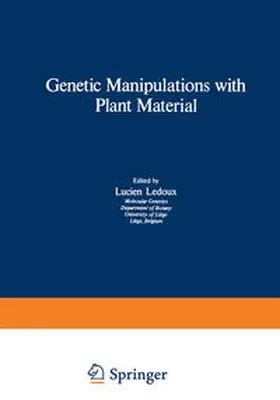 Ledoux |  Genetic Manipulations with Plant Material | eBook | Sack Fachmedien