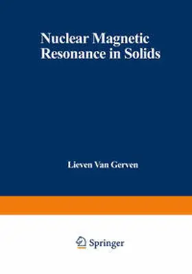 Gerven |  Nuclear Magnetic Resonance in Solids | eBook | Sack Fachmedien