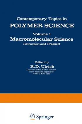 Ulrich |  Macromolecular Science | Buch |  Sack Fachmedien