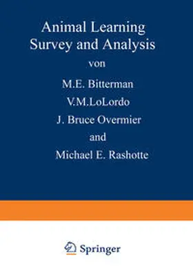 Bitterman / LoLordo / Overmier |  Animal Learning | eBook | Sack Fachmedien