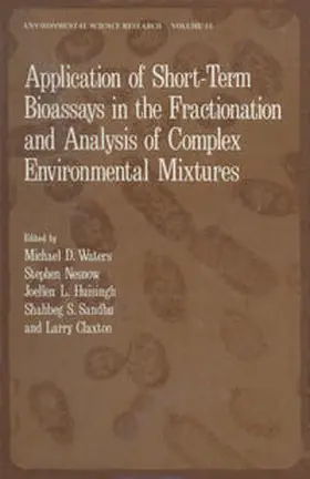 Waters |  Application of Short-Term Bioassays in the Fractionation and Analysis of Complex Environmental Mixtures | eBook | Sack Fachmedien