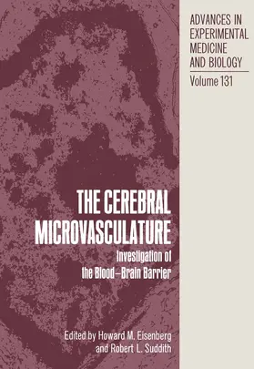 Eisenberg |  The Cerebral Microvasculature | Buch |  Sack Fachmedien