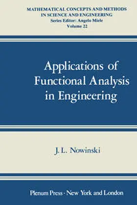 Nowinski |  Applications of Functional Analysis in Engineering | eBook | Sack Fachmedien