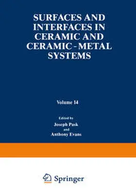 Pask / Evans |  Surfaces and Interfaces in Ceramic and Ceramic - Metal Systems | eBook | Sack Fachmedien