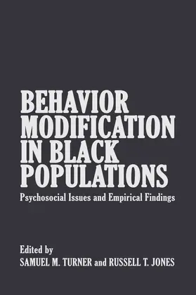 Turner |  Behavior Modification in Black Populations | Buch |  Sack Fachmedien