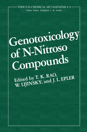 Rao |  Genotoxicology of N-Nitroso Compounds | Buch |  Sack Fachmedien