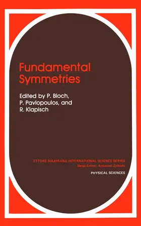 Bloch / Klapisch / Pavlopoulos |  Fundamental Symmetries | Buch |  Sack Fachmedien