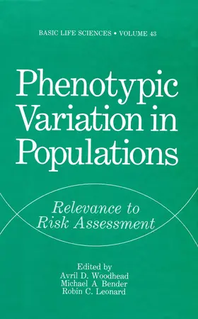 Woodhead |  Phenotypic Variation in Populations | Buch |  Sack Fachmedien
