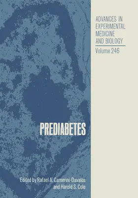 Cole / Camerini-Davalos |  Prediabetes | Buch |  Sack Fachmedien