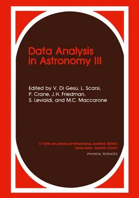di Gesù / Scarsi / Zimmerman |  Data Analysis in Astronomy III | Buch |  Sack Fachmedien