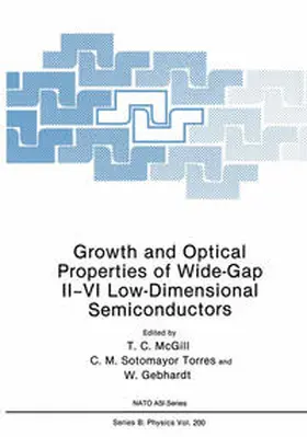 McGill / Sotomayor Torres / Gebhardt |  Growth and Optical Properties of Wide-Gap II–VI Low-Dimensional Semiconductors | eBook | Sack Fachmedien