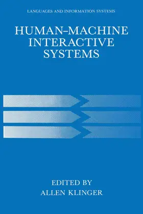 Klinger |  Human-Machine Interactive Systems | Buch |  Sack Fachmedien