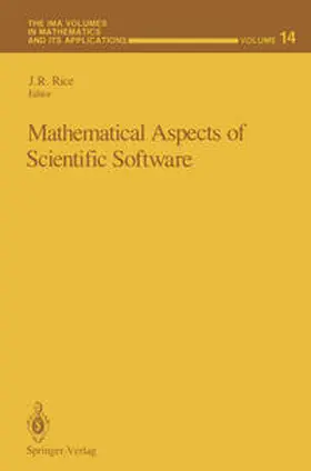 Rice |  Mathematical Aspects of Scientific Software | eBook | Sack Fachmedien