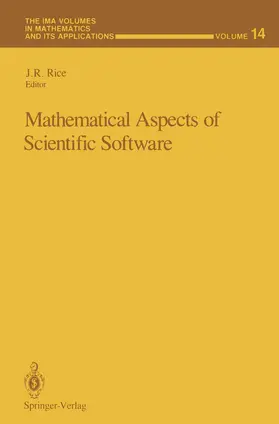 Rice |  Mathematical Aspects of Scientific Software | Buch |  Sack Fachmedien