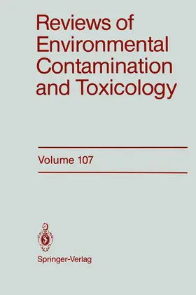  Reviews of Environmental Contamination and Toxicology | Buch |  Sack Fachmedien