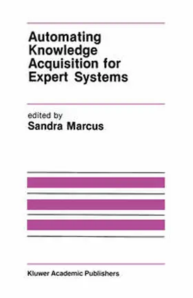 Marcus |  Automating Knowledge Acquisition for Expert Systems | eBook | Sack Fachmedien