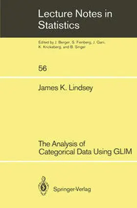 Lindsey | The Analysis of Categorical Data Using GLIM | E-Book | sack.de