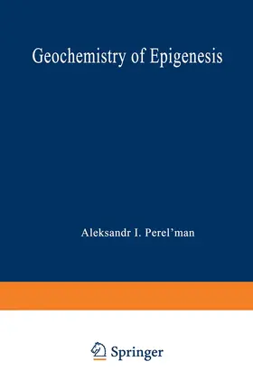 Perel man |  Geochemistry of Epigenesis | Buch |  Sack Fachmedien