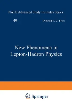 Fries |  New Phenomena in Lepton-Hadron Physics | Buch |  Sack Fachmedien