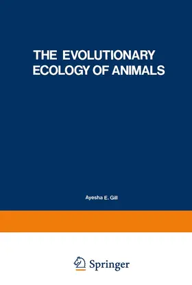 Shvarts |  The Evolutionary Ecology of Animals | Buch |  Sack Fachmedien