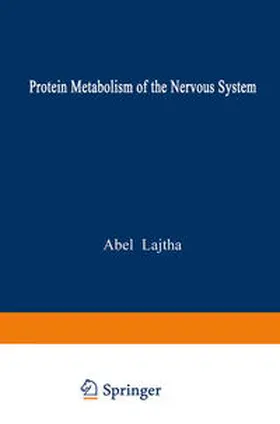 Lajtha | Protein Metabolism of the Nervous System | E-Book | sack.de