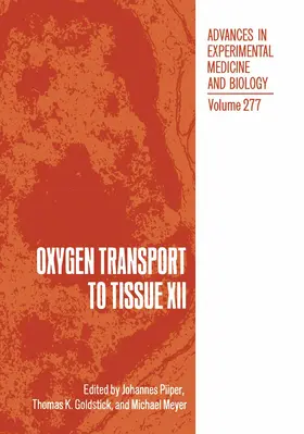 Piiper |  Oxygen Transport to Tissue XII | Buch |  Sack Fachmedien