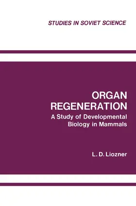 Liozner |  Organ Regeneration | Buch |  Sack Fachmedien