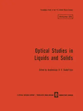 Skobel tsyn | Optical Studies in Liquids and Solids | E-Book | sack.de