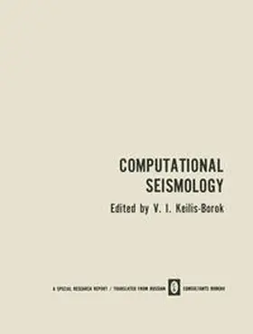 Keilis-Borok |  Computational Seismology | eBook | Sack Fachmedien