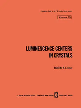 Basov |  Luminescence Centers in Crystals | eBook | Sack Fachmedien
