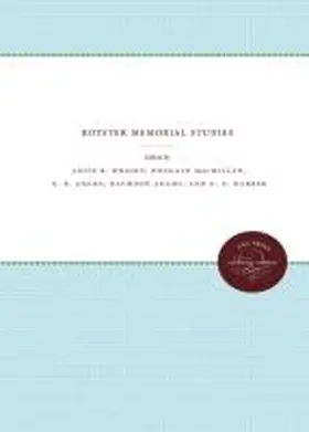 Wright / MacMillan / Adams |  Royster Memorial Studies | Buch |  Sack Fachmedien