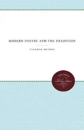 Brooks |  Modern Poetry and the Tradition | eBook | Sack Fachmedien