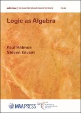 Halmos |  Logica as Algebra | Buch |  Sack Fachmedien