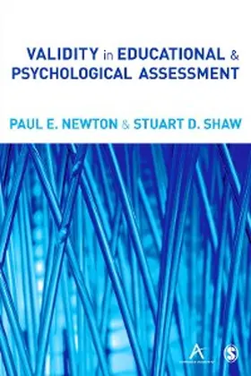 Newton / Shaw |  Validity in Educational and Psychological Assessment | eBook | Sack Fachmedien