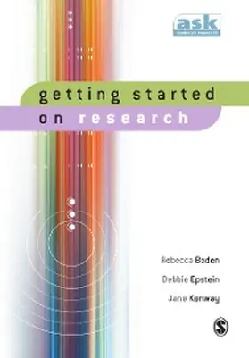 Boden / Kenway / Epstein |  Getting Started on Research | eBook | Sack Fachmedien