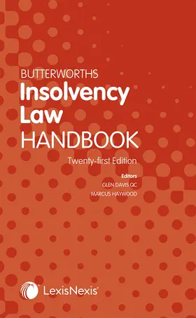 Davis / Haywood |  Butterworths Insolvency Law Handbook | Buch |  Sack Fachmedien