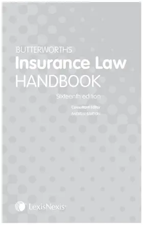 Barton |  Butterworths Insurance Law Handbook | Buch |  Sack Fachmedien