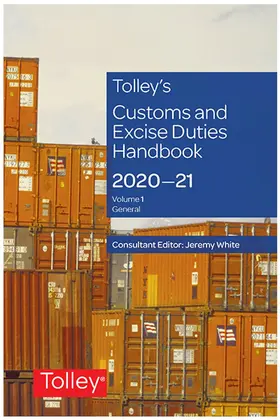  Tolley's Customs and Excise Duties Handbook Set 2020-2021 | Buch |  Sack Fachmedien
