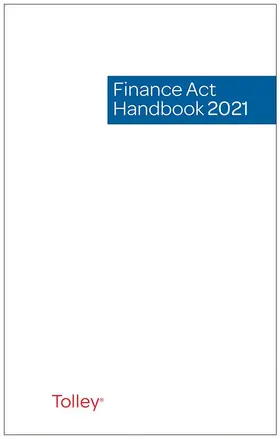  Finance Act Handbook 2021 | Buch |  Sack Fachmedien