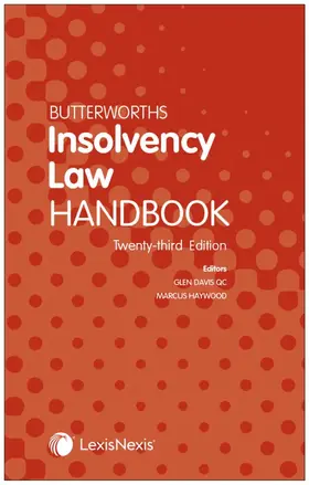Davis / Haywood |  BUTTERWORTHS INSOLVENCY LAW HANDBOOK 23R | Buch |  Sack Fachmedien