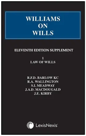 Barlow / Wallington / Meadway |  Williams on Wills | Buch |  Sack Fachmedien