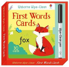 Brooks |  Wipe-Clean First Words Cards | Buch |  Sack Fachmedien