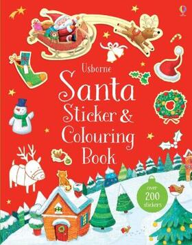 Taplin |  Santa Sticker and Colouring Book | Buch |  Sack Fachmedien
