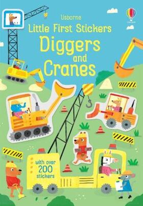 Watson |  Little First Stickers Diggers and Cranes | Buch |  Sack Fachmedien