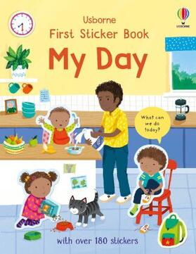 Bathie |  First Sticker Book My Day | Buch |  Sack Fachmedien