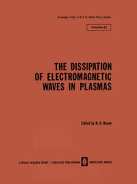 Basov |  The Dissipation of Electromagnetic Waves in Plasmas | Buch |  Sack Fachmedien