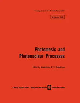 Skobel'tsyn |  Photomesic and Photonuclear Processes | eBook | Sack Fachmedien