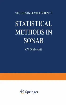 Ol shevskii |  Statistical Methods in Sonar | Buch |  Sack Fachmedien