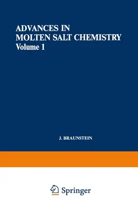 Braunstein / Mamantov / Smith |  Advances in Molten Salt Chemistry | Buch |  Sack Fachmedien